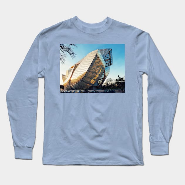 glass architecture Long Sleeve T-Shirt by psychoshadow